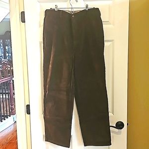 Woolrich Cordaroy Pants Sz 36x32, Flat Front